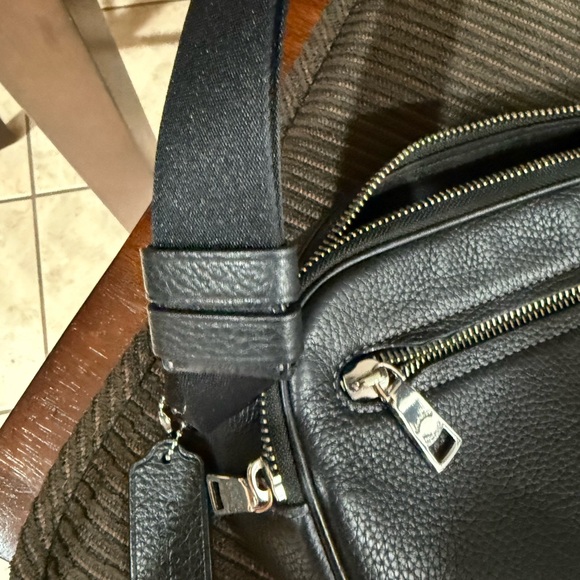 Coach Black Leather Crossbody Bag - Picture 7 of 8